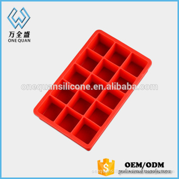 FDA&LFGB standard large size 8 Cavity custom silicone ice cube tray